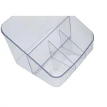 Mind Reader Multi-Purpose Clear Acrylic Organizer - 4 Compartment Storage for Vanity, Office, and Kitchen thumbnail 3
