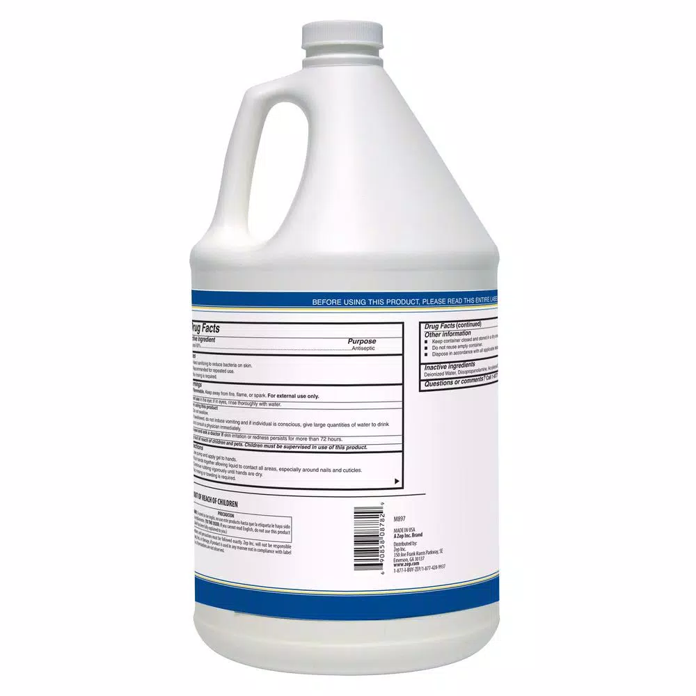 Unbranded 60% Alcohol Instant Hand Sanitizer Gel, Citrus Scent, 128 oz.
