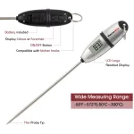 ThermoPro TP02S Digital Instant Read Meat Thermometer for BBQ, Grill, and Kitchen thumbnail 2