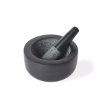 Fox Run 7 in. Black Granite Mortar and Pestle Set thumbnail 3
