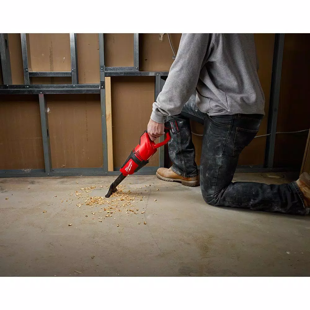 Milwaukee M12 12V Cordless LED Lantern/Flood Light & Compact Vacuum Kit with 3.0 Ah Battery