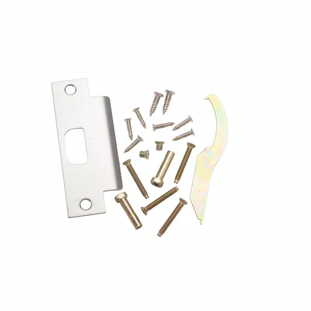 Global Door Controls Eiffel Style Commercial Privacy Lever, ANSI Grade 2, Brushed Chrome