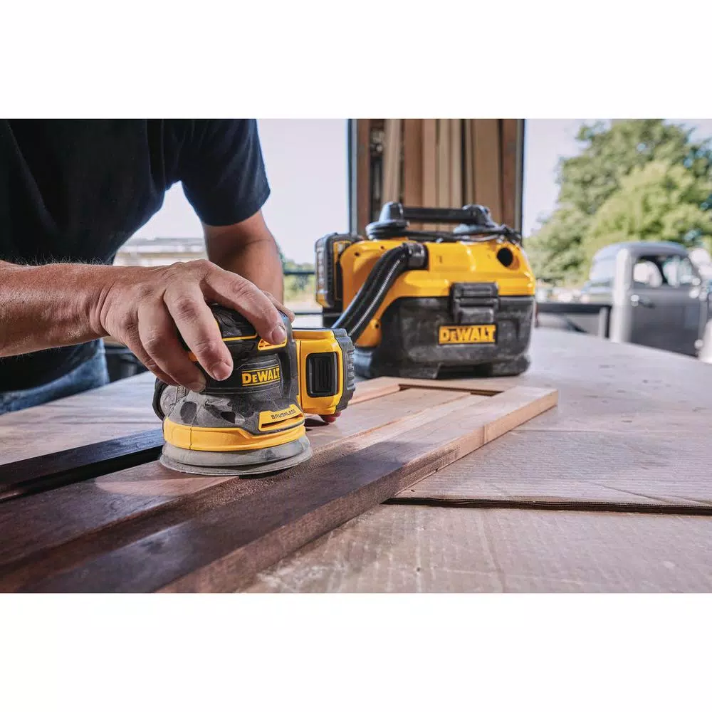 DEWALT 20V MAX XR Brushless 5 in. Cordless Random Orbital Sander Kit with 5.0 Ah Battery and Charger