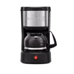 Holstein Housewares 5-Cup Drip Coffee Maker, Black Stainless Steel thumbnail 1