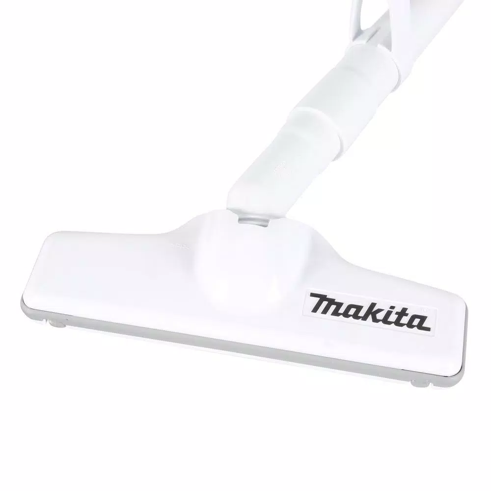 Makita 18V LXT Lithium-Ion Compact Cordless Vacuum with White Cyclonic Attachment (Tool-Only)
