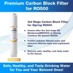 iSpring RO500 Replacement Carbon Block Filter for Tankless Reverse Osmosis Systems thumbnail 2