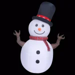 JOYDECOR 8 ft. Pre-Lit Rotating LED Snowman Christmas Inflatable with Branch Hands thumbnail 1