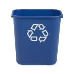 Rubbermaid Commercial Products Rubbermaid Commercial 7 Gal. Deskside Recycling Bin, Blue thumbnail 1