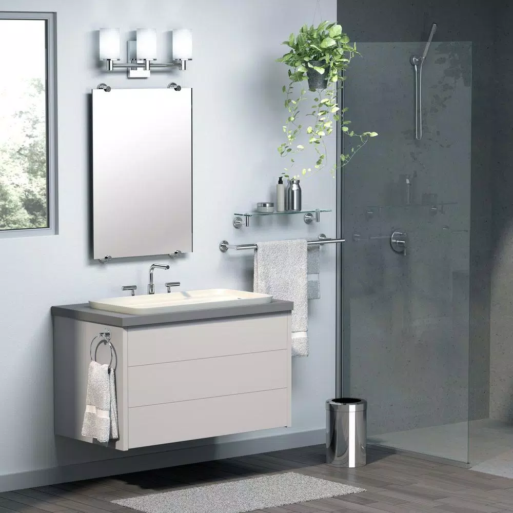 Gatco Latitude II 24 in. Single Towel Bar, Satin Nickel
