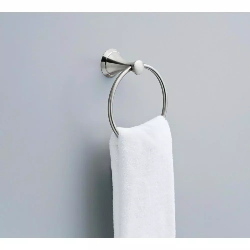 Delta Carlisle Towel Ring in Brushed Nickel