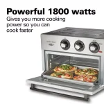 Hamilton Beach 1800W Air Fry Countertop Oven, 6-Function Stainless Steel Oven thumbnail 6