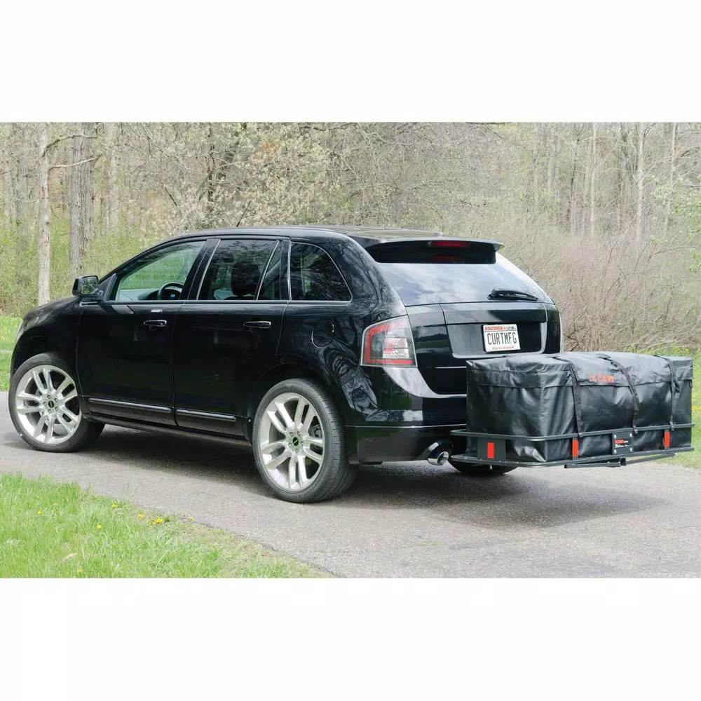 CURT 56" x 22" x 21" Water Resistant Hitch Cargo Bag, 15 cu. ft. Storage