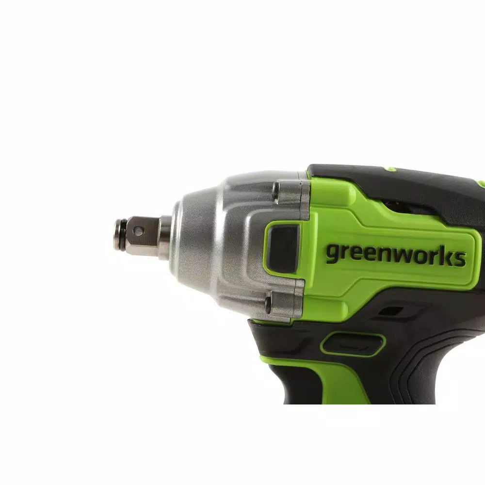 Greenworks 24V Cordless Brushless 1/2 in. Impact Wrench, Tool Only