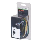 CURT 5-Way Flat Trailer Side Connector Plug with 48" Color-Coded Wires thumbnail 3
