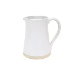 CASAFINA Fattoria 69 fl. oz. White Ceramic Stoneware Pitcher thumbnail 1