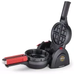 Presto Stuffler 900W Belgian Stuffed Waffle Maker, 5-inch Nonstick Black Waffle Iron thumbnail 1