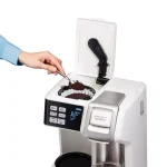 Hamilton Beach FlexBrew 2-Way Coffee Maker, 12-Cup Carafe and Single-Serve Pod Brewer, White thumbnail 8