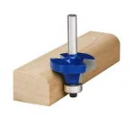 RYOBI 4-Piece Decorative Router Bit Set with Carbide Tipped Edges thumbnail 4