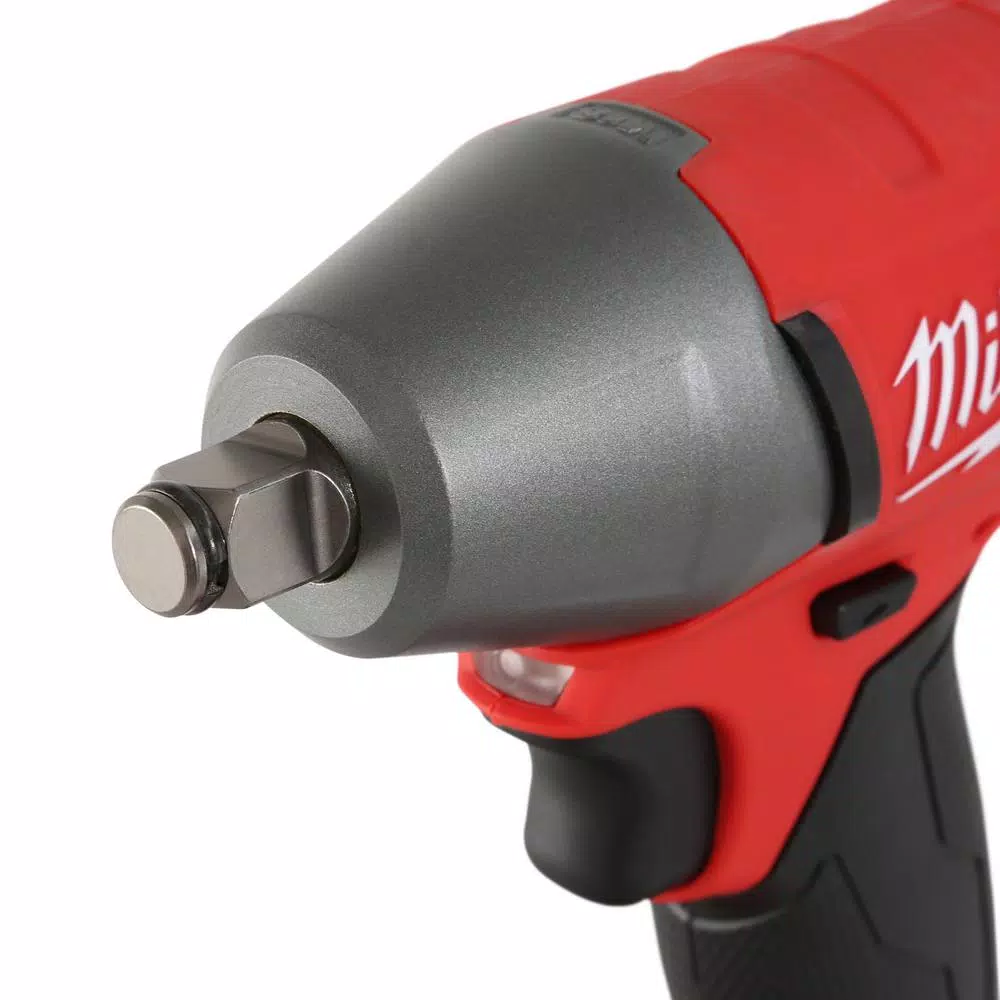 Milwaukee M18 FUEL 1/2 in. Compact Impact Wrench Kit with Two 5 Ah Batteries and Charger