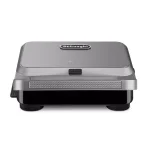 DeLonghi De'Longhi Livenza Compact 3-in-1 Indoor Grill, Sandwich Maker & Waffle Maker, 50 sq. in., Stainless Steel thumbnail 1