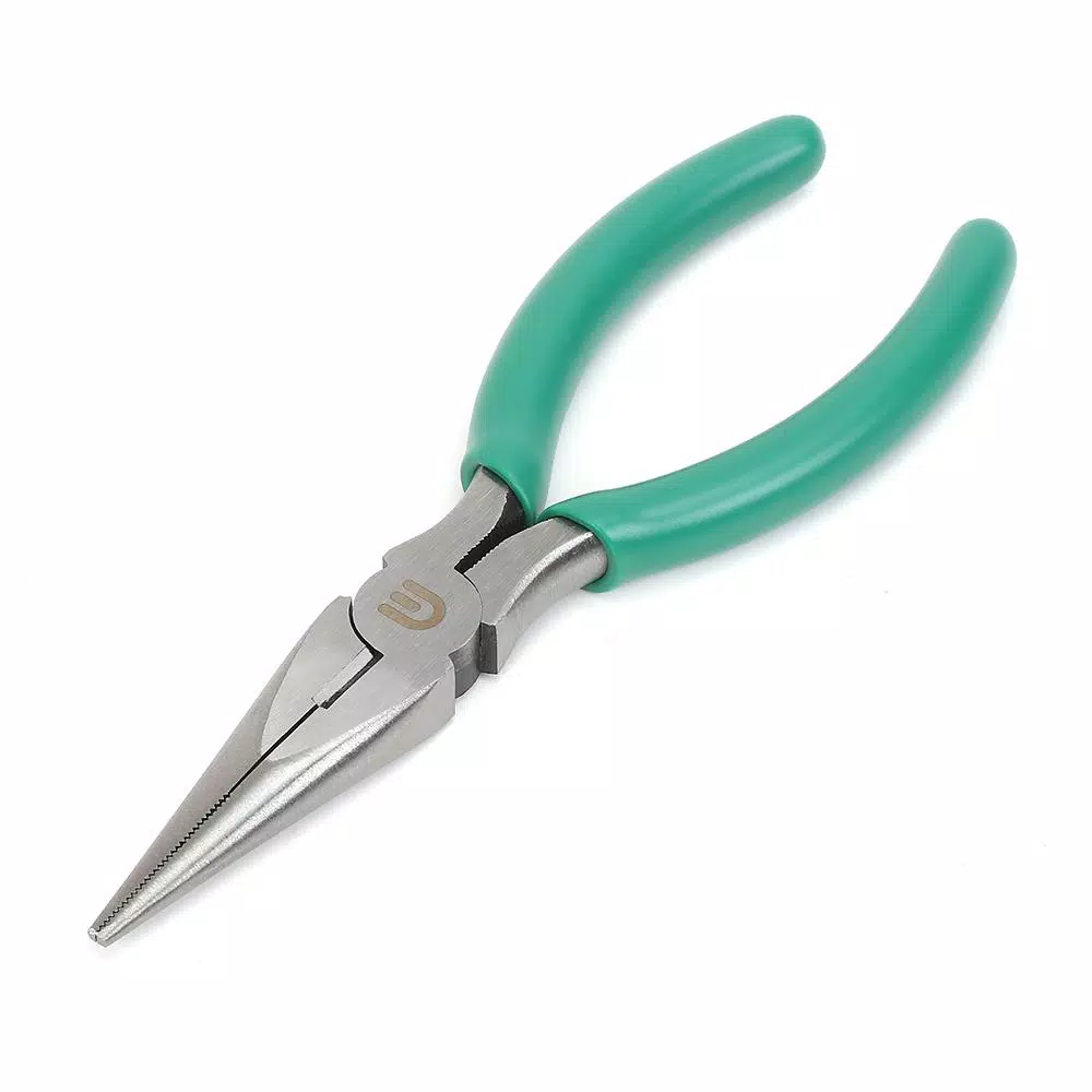 Commercial Electric 6 in. Long Nose Pliers with Heat-Treated Side-Cutting Blades