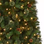Home Accents Holiday 9 ft Alexander Pine Pre-Lit LED Artificial Christmas Tree with 650 SureBright Warm White Lights thumbnail 3