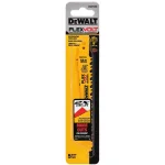 DEWALT FLEXVOLT 6 in. Bi-Metal Reciprocating Saw Blade Set, 6 TPI, 5-Pack thumbnail 3