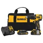 DEWALT 20V MAX ATOMIC Brushless 1/2 in. Compact Hammer Drill Kit with (2) 1.3Ah Batteries, Charger & Bag thumbnail 1