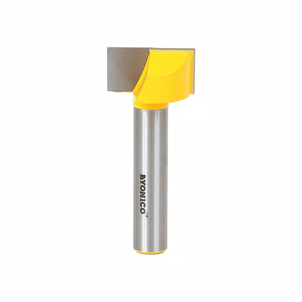 Yonico 1-1/4 in. Carbide Tipped Bottom Cleaning Router Bit, 1/2 in. Shank