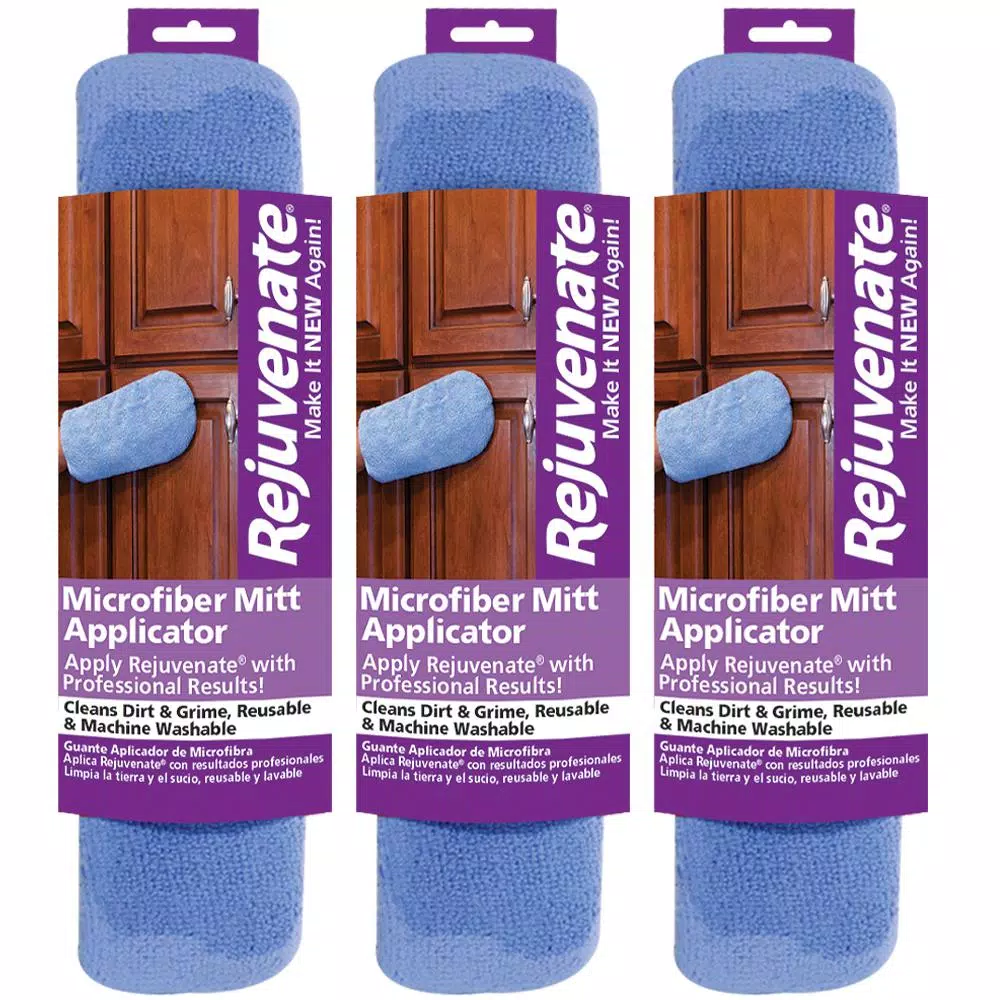Rejuvenate Microfiber Mitt Applicators, 3-Pack