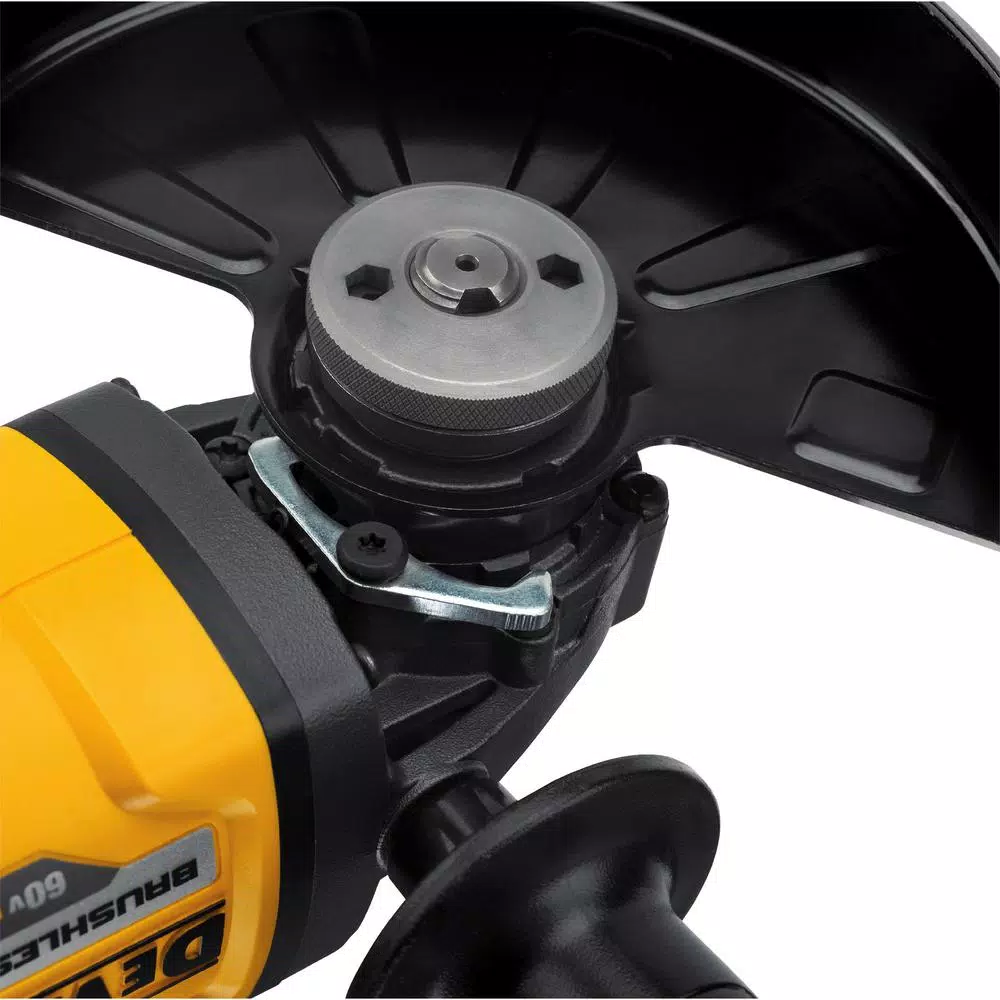 DEWALT 60V MAX FLEXVOLT Brushless 4-1/2 in. to 6 in. Angle Grinder with Kickback Brake & 6.0 Ah Battery