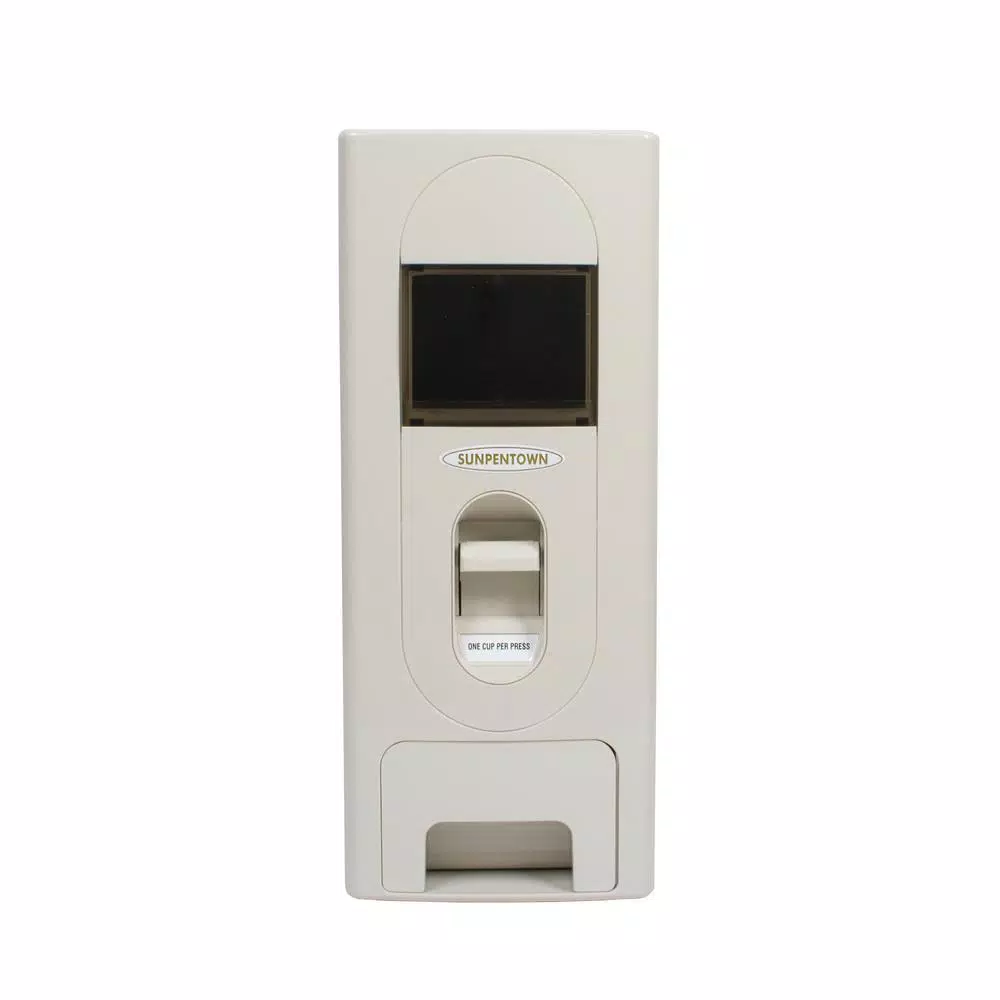 SPT 22 lb. Capacity Rice Dispenser with 1-Cup One-Touch Operation, White
