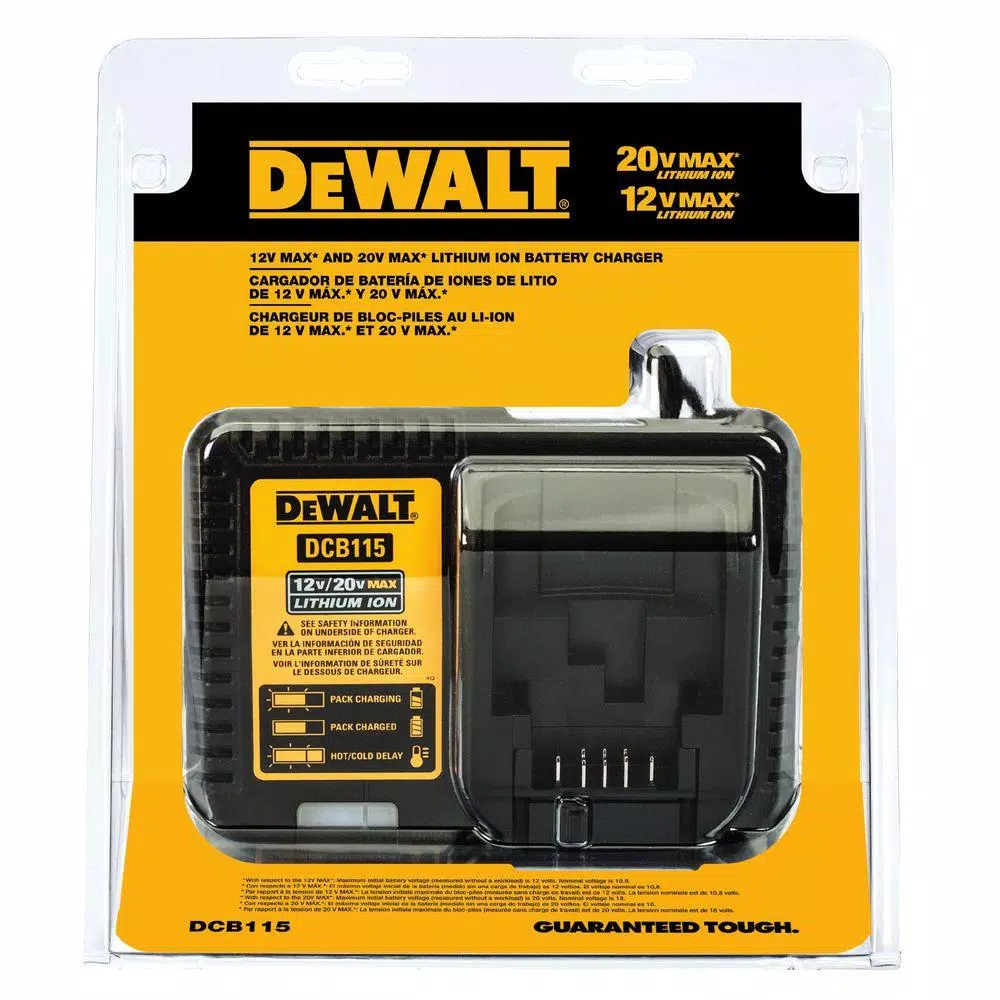 DEWALT 12V to 20V MAX Lithium-Ion Battery Charger