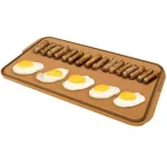 Gotham Steel 19.5 in. x 10.75 in. Ti-Ceramic Nonstick Reversible Double Grill and Griddle thumbnail 2
