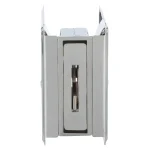 Prime-Line Polished Chrome Pocket Door Privacy Lock and Pull, Reversible Design thumbnail 3