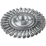 Makita 4 in. Stainless Steel Stringer Bead Twist Wire Wheel for Angle Grinders thumbnail 1
