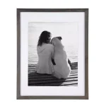 DesignOvation Design Ovation Gallery Wood Photo Frame Set, Gray, 14 x 18 in. (Set of 2) thumbnail 2
