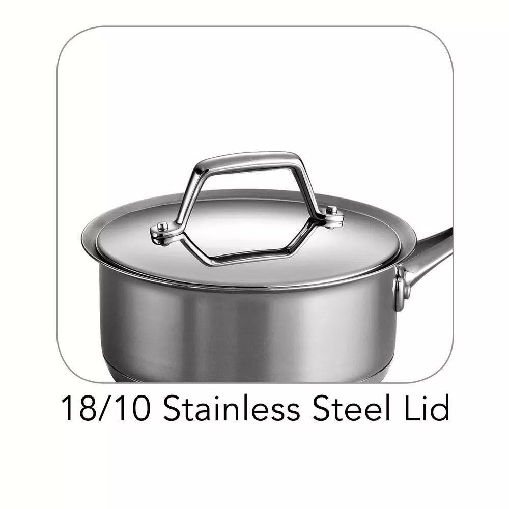 Tramontina Gourmet Prima 1.5 Qt. Stainless Steel Sauce Pan with Lid