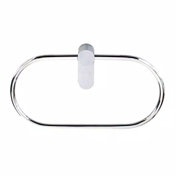MODONA Oval Towel Ring, Polished Chrome Brass Hand Towel Holder