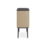 Brabantia Bo Touch Bin 9.5 Gal. Dual Compartment Gold Steel Rectangular Touch Trash Can thumbnail 2
