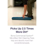 Bona 24 in. Commercial System Microfiber Wet Cleaning Pad thumbnail 8