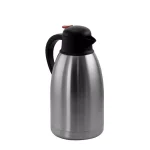 MegaChef 67.6 fl. oz. Stainless Steel Thermal Beverage Carafe with Black Lid thumbnail 1