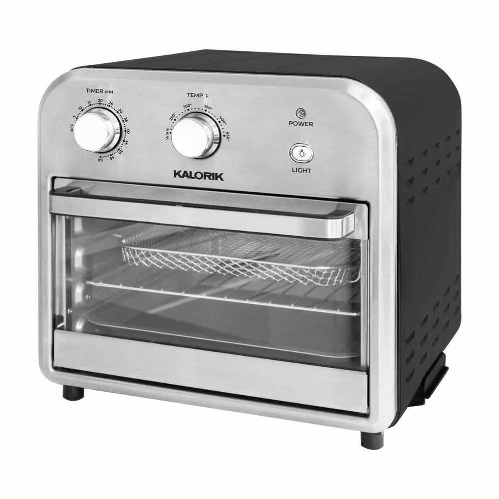KALORIK 12.6 Qt. Stainless Steel Air Fryer Oven with Rapid Hot Air Technology