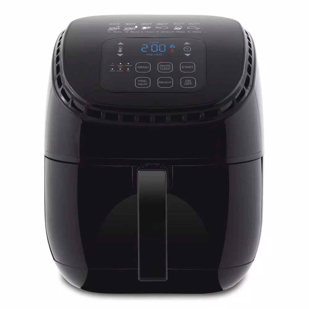 NuWave Brio 3 Qt. Digital Air Fryer, Black