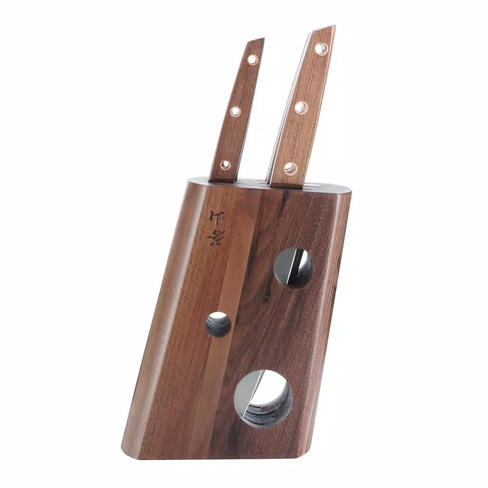 Cangshan W Series 6-Piece German Steel Knife Set with Solid Walnut Wood Block
