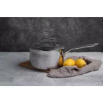 Saveur Selects Voyage 3 qt. Tri-Ply Stainless Steel Saucepan with Lid thumbnail 2