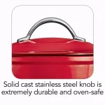 Tramontina Gourmet 6.5 qt. Enameled Cast Iron Round Dutch Oven with Lid, Gradated Red thumbnail 3