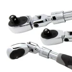 STEELMAN PRO 96753 3-Piece Extendable Flex-Head Ratchet Set, 1/4 in., 3/8 in., and 1/2 in. Drive thumbnail 4