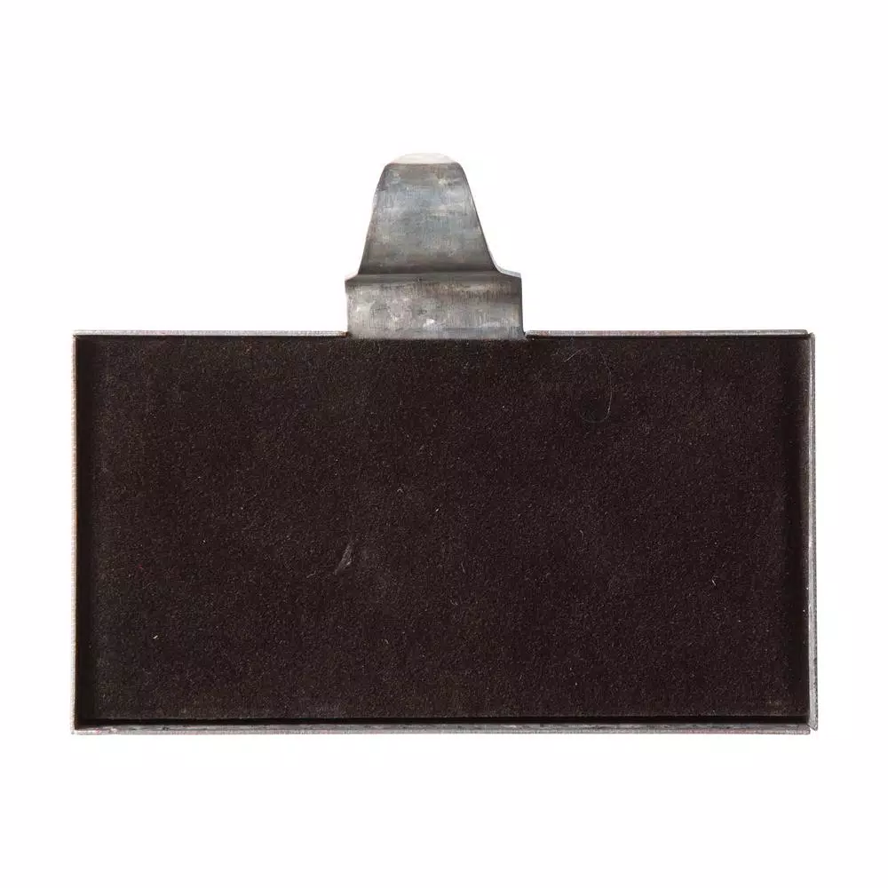 Glitzhome 6.1 in. Galvanized Metal Cock Stocking Holder, Rustic Country Christmas Decor