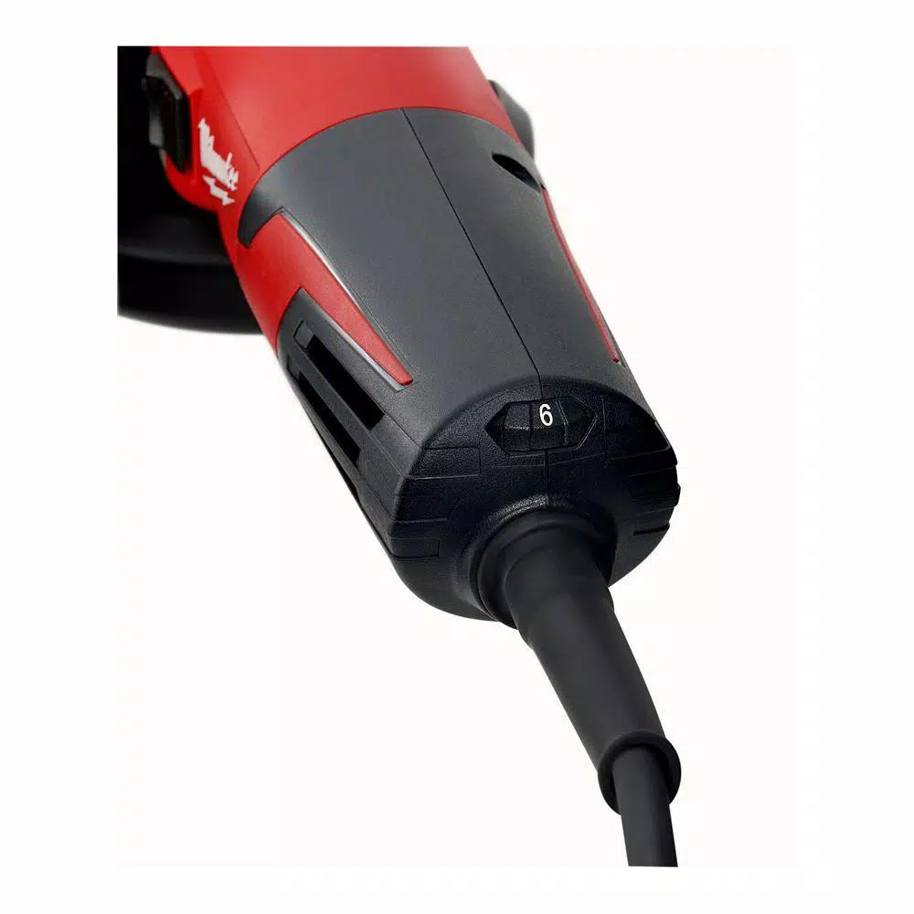 Milwaukee 13 Amp 5 in. Small Angle Grinder with Variable Speed and Dial Control